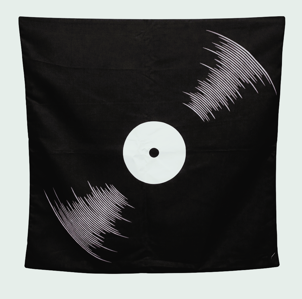 Funda para Cojin - Piano y disco